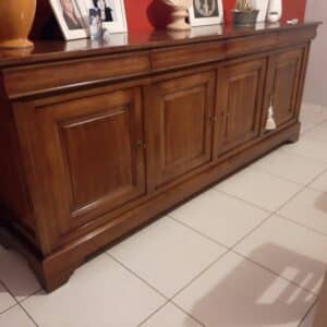 Enfilade merisier, après travaux